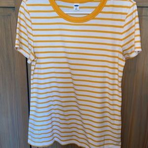 Old Navy Striped Ribbed Tee